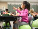 Yoga ball chairs used in this Northpoint classroom were made possible by a PHMEF grant.