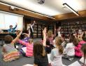 Ruth McNally Barshaw shares writing & illustration tips with PHM elementary students