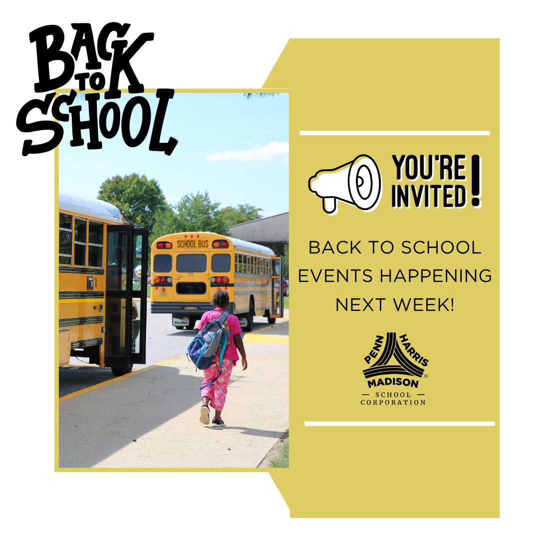 π Back to School planning? Hereβs what you need to know:
β’ No school supply lists or book fees β P-H-M provides everything students need!
π
Upcoming Events:
β’ 8/13 - 8/18 β Elementary Back to School Nights
β’ 8/14 β Middle School Walk-Arounds
β’ 8/16 β Penn High School Walk-Around
π Double check your schoolβs website, the District Activities Calendar, or ParentSquare for exact times and more information!