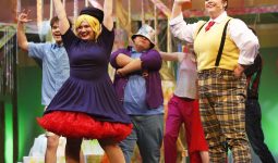 Penn students singing in Sponge Bob